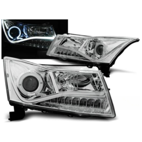 Paire de feux phares Chevrolet Cruze 09-12 Daylight chrome