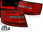 Paire de feux Audi A6 C6 berline 04-08 LED BAR Rouge Blanc