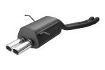 Silencieux Echappement Ulter BMW E46 320i coupe 1999/2005 2x70mm