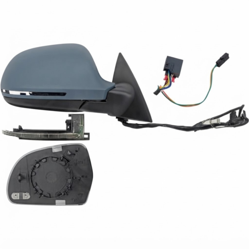 Retroviseur pour Audi A6 C6 de 11/2008 a 2011 – Droit/Passager - Electrique 8 PIN