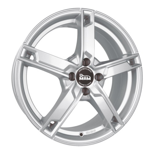 Jante Mam W4 15x6 ET35 4/98 Silver Painted