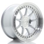 Jante JR Wheels JR47 18x9,5 ET15-35- 5 Trous sur mesure- Silver w/ Machined Lip