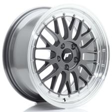 Jante JR Wheels JR23 18x8 ET40- 5x112- Hyper Gray w/ Machined Lip