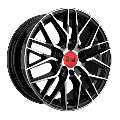 Jante Mam RS4 15x6 ET35 4/100 Black Front Polish