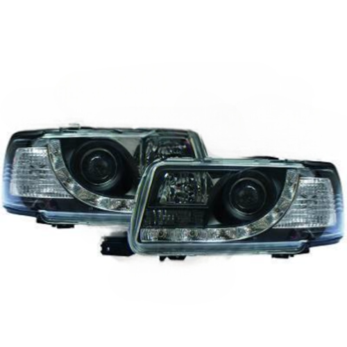 Paire de Phares Daylight Audi 80 de 1991 a 1994 Noir Led