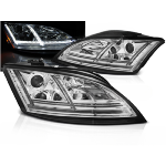 Paire de feux phares Audi TT 8J de 2006 a 2010 Daylight led chrome Halog�ne Dyn