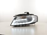 Paire de feux phares Daylight Led Audi A4 B8 Xenon 2007-2011 Chrome