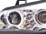 Paire de feux phares Angel Eyes BMW Serie 5 E60/E61 de 03 a 07 chrome