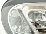 Paire de feux phares Daylight Led Citroen Saxo 00-02 Chrome