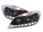 Paire de feux phares Daylight led Mercedes Classe C W204 07-10 Noir