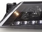 Paire de feux phares Daylight Led Renault Laguna 2 01-05 Noir