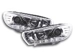 Paire de feux phares Daylight Led VW Scirocco de 08-14 chrome