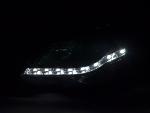 Paire de feux phares Daylight led DRL VW Polo 9N3 05-09 Noir