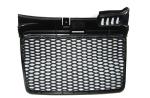 Grille de calandre pour Audi A4 B7 de 11/2004 a 03/2008 look Sport noir mat