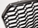 Grille Calandre en ABS Audi A6 C7 de 2011 a 2014 Look Sport Noir brillant + PDC