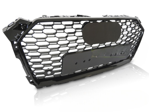 Calandre pour Audi A5 de 2016 a 2018 Look Sport Noir Brillant PDC