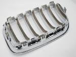 Paire de grilles de calandre BMW X3 F25 de 2010 a 07/2014 Chrome