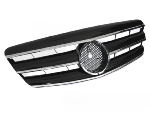 Grille calandre Mercedes classe S W221 de 2005 a 2009 Noir Chrome