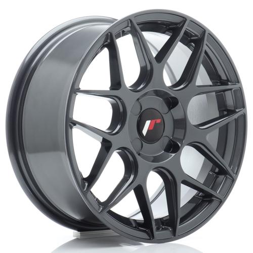 Jante JR Wheels JR18 16x7 ET20-35 - 4 trous sur mesure - Hyper Gray