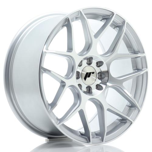 Jante JR Wheels JR18 17x8 ET35 - 4x100 / 4x114.3 - Silver Machined Face