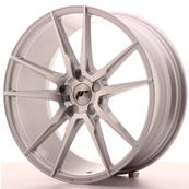 Jante JAPAN RACING JR21 20" x 8,5" Multi Perçage ET 40 Machined Face Silver