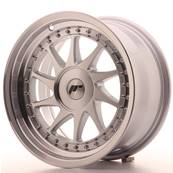 Jante JAPAN RACING JR26 16" x 8" Multi Perçage ET 10-30 Machined Face Silver