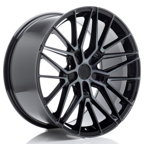 Jante JR Wheels JR38 20x10 ET20-48 - 5 trous sur mesure - Black Machined w/ Tinted Face 