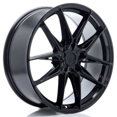 Jante JR Wheels JR44 20x8,5 ET20-45 - 5 trous sur mesure - Noir brillant