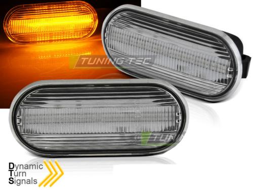 Paire Clignotant Repetiteur VW Volkswagen Golf 4 1997 a 2003 chrome Led Dyn