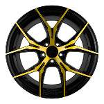 Jante Keskin KT19N 19x8.5 ET35 5/120 BLACK FRONT GOLD