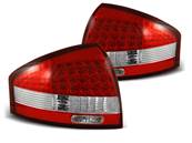 Paire de feux arriere Audi A6 C5 berline de 1997 a 2004 LED rouge et blanc