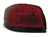 Paire de feux arrière Audi A3 8P 03-08 LED rouge fume