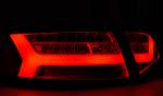 Paire de feux arriere Audi A6 berline 08-11 LED BAR noir fume