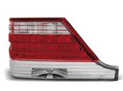 Paire de feux arriere Mercedes W140 95-98 LED rouge blanc