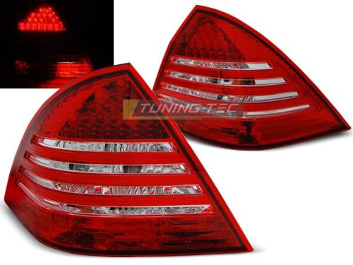 Paire de feux arriere Mercedes classe C W203 00-04 LED rouge blanc