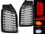 Paire de feux VW T5 03-15 Full LED chrome noir hayon