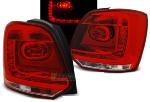 Paire de feux arriere VW Polo 6R 09-13 LED rouge blanc