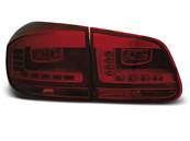 Paire de feux arriere VW Tiguan 11-15 LED rouge fume