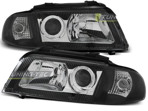 Paire de feux phares Audi A4 99-00 design noir
