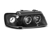 Paire de feux phares Audi A3 8L 96-00 angel eyes noir