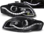 Paire de feux phares Audi A4 B7 04-08 Daylight led noir