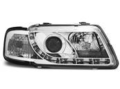 Paire de feux phares Audi A3 8L 96-00 Daylight DRL led chrome