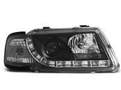 Paire de feux phares Audi A3 8L 96-00 Daylight DRL led noir
