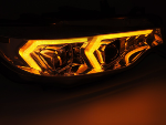 Paire de feux phares BMW serie 4 F32 / F33 de 2013 a 2017 Xenon LED DRL Chrome