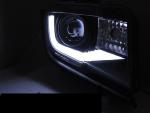 Paire de feux phares Chevrolet Camaro de 2009 a 2013 LTI LED noir