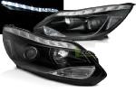 Paire de feux phares Ford Focus MK3 11-14 Daylight led Noir