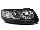 Paire de feux phares Hyundai Santa Fe 06-12 Daylight led noir