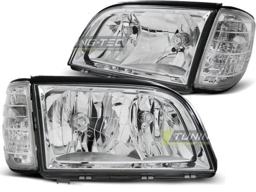 Paire de feux phares Mercedes Classe S W140 91-98 Design chrome