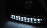 Paire de feux phares Porsche Cayenne de 2002 a 2006 Daylight led xenon noir