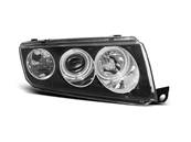 Paire de feux phares Skoda Fabia 99-08 angel eyes CCFL noir